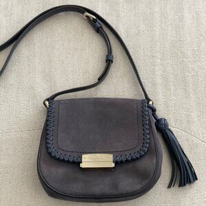 Kate Spade Adalise Blue Suede Leather Crossbody Bag